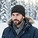 Otbushit Reflective Beanie for Men Warm High Visibility Knitted Running Hat for Men Women Outdoor Winter