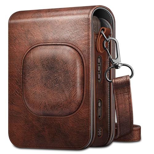 Funda para cámara Fujifilm Instax Mini LiPlay de piel sintética
