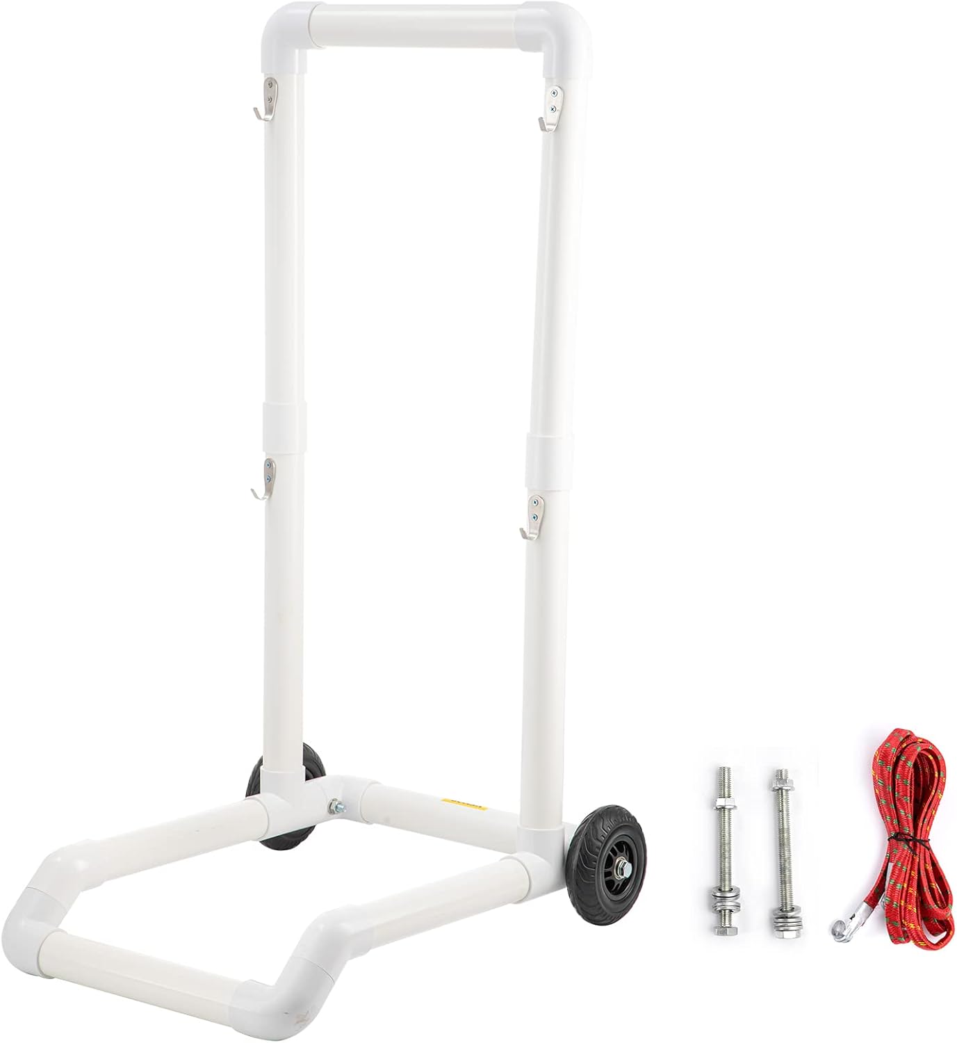 VEVOR Plastic Recycling Cart, 22.8" x 15.7" HookType Moving Bin Cart