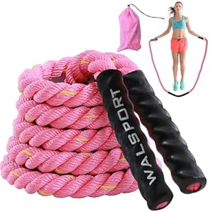 Weighted Jump Rope for Fitness – Heavy Skipping Rope for Women & Adults, Ideal for Home Gym Workouts, Strength Training, Weight Loss, and Boxing