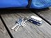BRISA VW Collection - Volkswagen Enamel 3D Metal Keyring Keychain Accessory Keyholder in T1 Bus Campervan Design (Classic Bus/Blue)