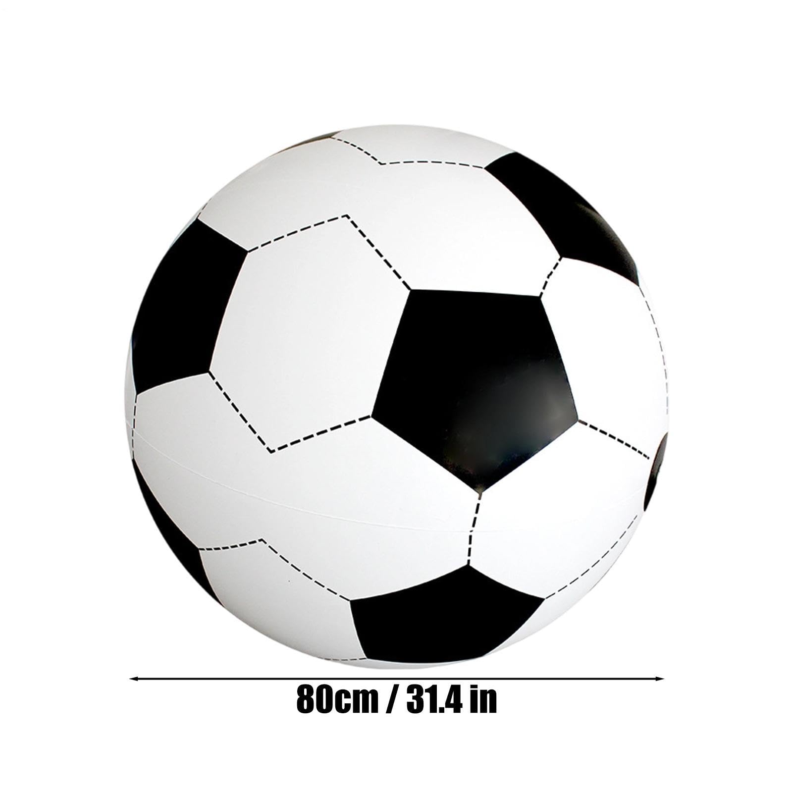 Genérico Balón Fútbol Inflable Gigante 80 Centímetros de Playa | Pelotas inflables para piscina para adolescentes, adultos, padres, patio trasero, picnic, hotel, piscina, parque, jardín,