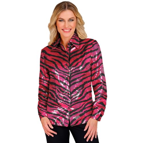 W WIDMANN MILANO Party Fashion - Chemisier Ă Paillettes pour Femme