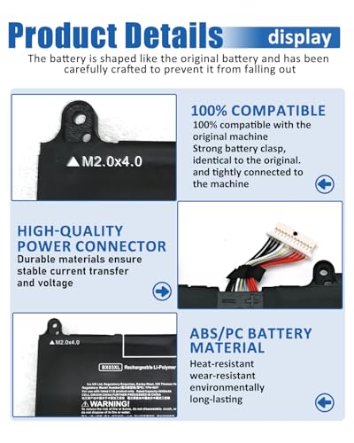 Image of 56.04Wh BX03XL Battery for HP EliteBook 830 835 840 845 860 865 G11 & ZBook Firefly 14 16 G11 Series Laptop - N59787-005 BX03056XL TPN-IB0Y HSTNN-OB3H N59733-AC1 - 4646mAh Replacement Battery