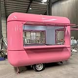 Customizable Food Truck Trailer with Full Restaurant Equipment - Commercial Grade Mobile Kitchen for Hot Dog Stands, Ice Cream Carts & Coffee Shops - Easy Mobility for Catering, Festivals