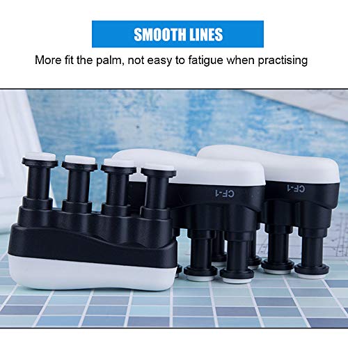 Ajcoflt Reforço dos dedos Antebraços das mãos Aperto do exercitador Melhorar a força Destreza Piano