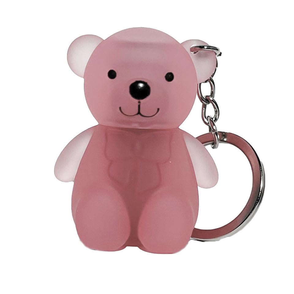 Amazon.co.jp: 3個かわいいクマのキーホルダー リップマッド マット