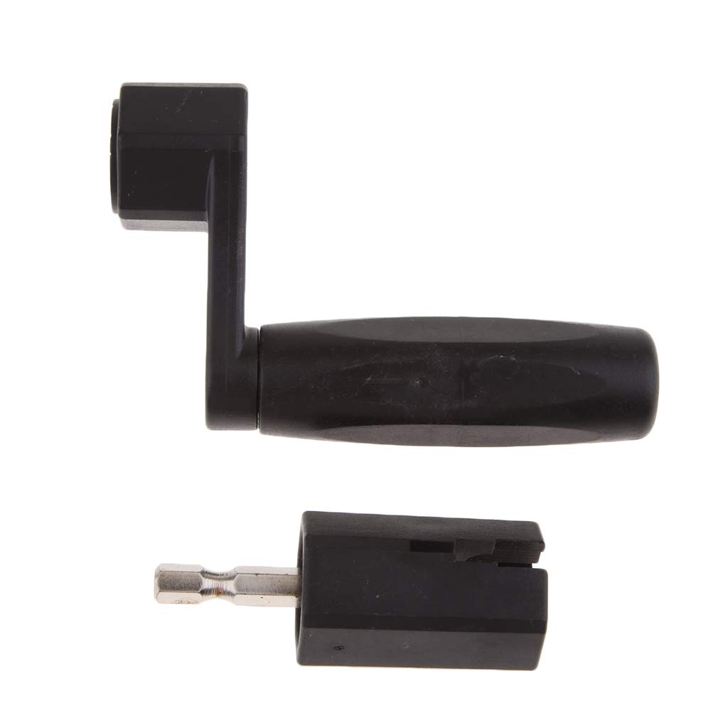 10er-Set Multifunktions-Instrumente Saitenkurbel schwarz Gitarre Bass Bridge Pin Puller