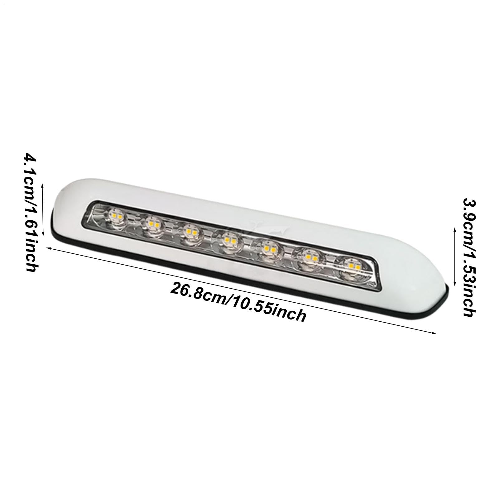 Luz LED para porche de RV, luces exteriores para RV - Focos impermeables para vehículos recreativos - Luz LED de repuesto para uso exterior, accesorios para vehículos recreativos para autocaravanas y
