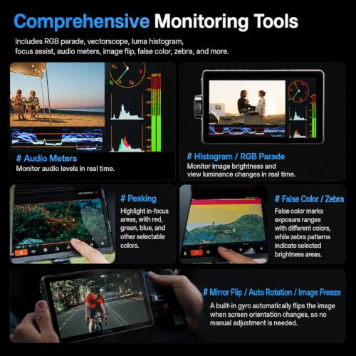 Image of VILTROX DC-A1 7-Inch 2800 Nits Field Monitor, 4K60 HDMI Touchscreen, 3D LUT