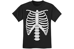 Girls Skeleton Shirt Halloween Costume