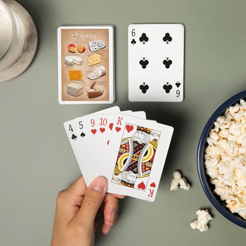Baraja de 52 cartas tamaño póker para adultos miniatura 2