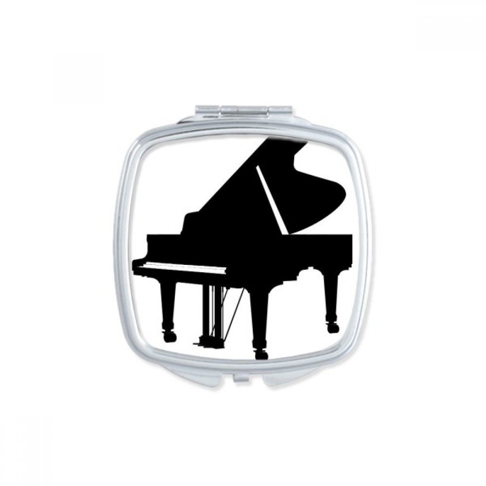 Miroir de poche fait main cadeau mignon pour musicienne et pianiste