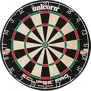Unicorn Eclipse Pro, Professional Bristle Dartboard with Competition Quality Sisal, Spider and Number Ring, Professional…