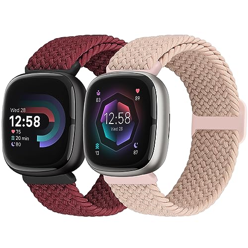 [Acortjl] eґg\[voh Fitbit Versa 4/Fitbit Sense 2/Fitbit Versa 3/Fitbit Sense ɑΉALk̂XgbviCX|[cXgohAAjpA 2pbN