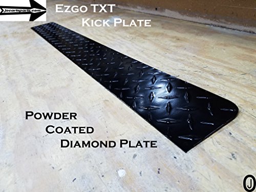Ezgo Txt Golf Cart Black Powder Coated Aluminum Diamond Plate Kick Panel #TOP4