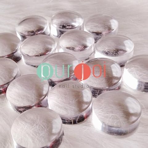 Clear Nail Art Stamper Silicone Stamping Heads Clear Jelly Stamper (1-Replacement Piece / 2.8 cm) Cover