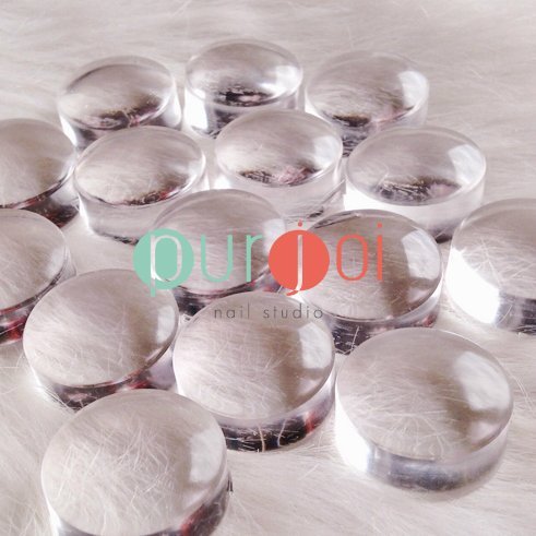 Clear Nail Art Stamper Silicone Stamping Heads Clear Jelly Stamper (1-Replacement Piece / 2.8 cm)