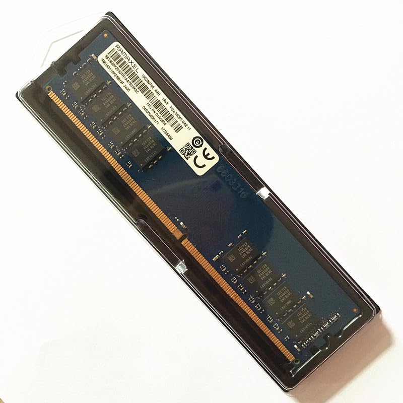 RAMAXEL DDR4 RAM 4GB 2400MHz 4GB 1Rx8 PC4-2400T-UA2-11 UDIMM