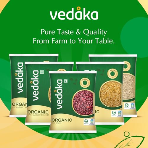 Image of Amazon Brand - Vedaka Organic Groundnut Kernel (Peanut) | 1 Kg | Naturally Rich Source Of Protein & Fiber | Certified Free From Pesticides