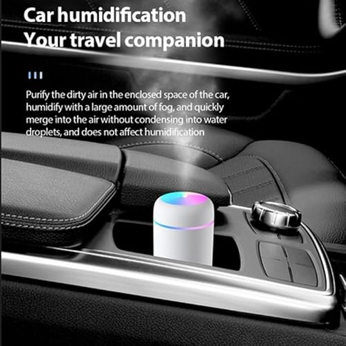 Humidifier for Room Moisture, Aroma Diffuser for Home, Mist Maker, Cool Mist,Small Quiet Air Humidifier, Ultrasonic Essential Oil Diffuser Electric (300ml,Multicolour) - Image 6
