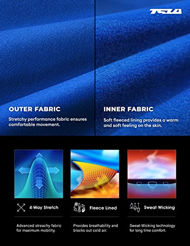 image for TSLA Men's Thermal Underwear Set, Microfiber Soft Fleece Lined Long Jo