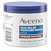 Aveeno Skin Relief Intense Moisture Repair Body Cream with Triple Oat & Shea Butter Formula, Helps Relieve & Restore Extra-Dry Skin with Long-Lasting Moisture, Fragrance-Free, 11 oz