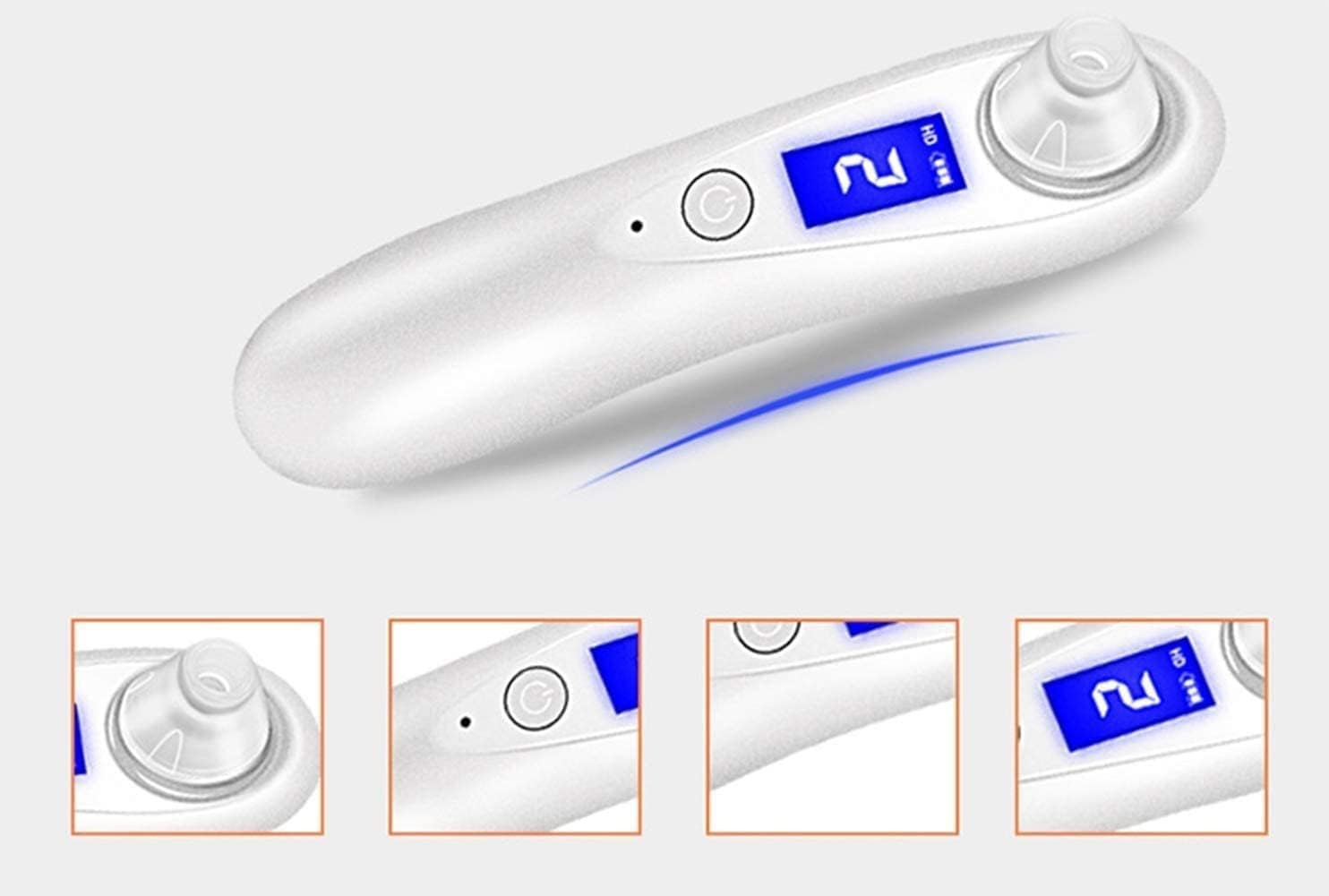 Blackhead Remover Vacuum - Electric Blackhead & Blemish Removers Pore Vacuum Suction Device Cleaner Extractor Tool Beauty Comedo Removal for Men&Women，Safe, effective, painless, portable and easy to u