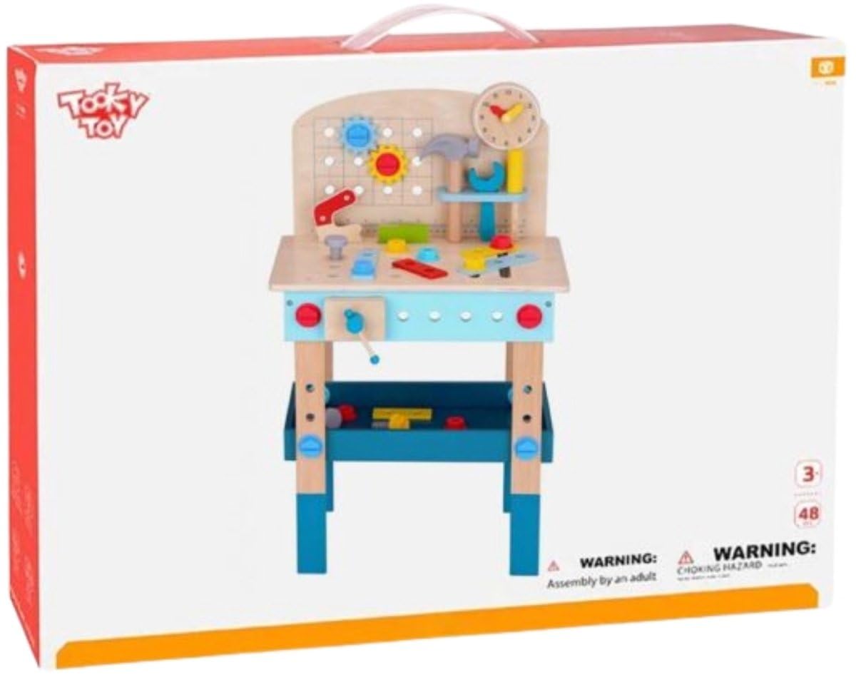 Tooky Toy Banco de Trabajo de Madera