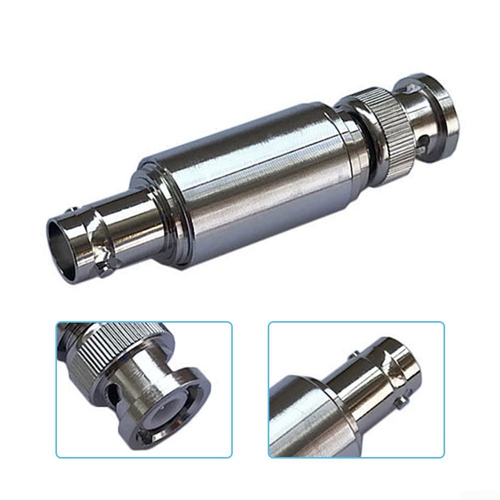 Attenuatore fisso RF, 2 W BNC-JK maschio a femmina attenuatore coassiale DC Block connettore di attenuazione fisso (10DB)