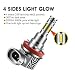 TECTICO H8 12V 40W 6000K LED Angel Eye Bulbs anillos de halo...