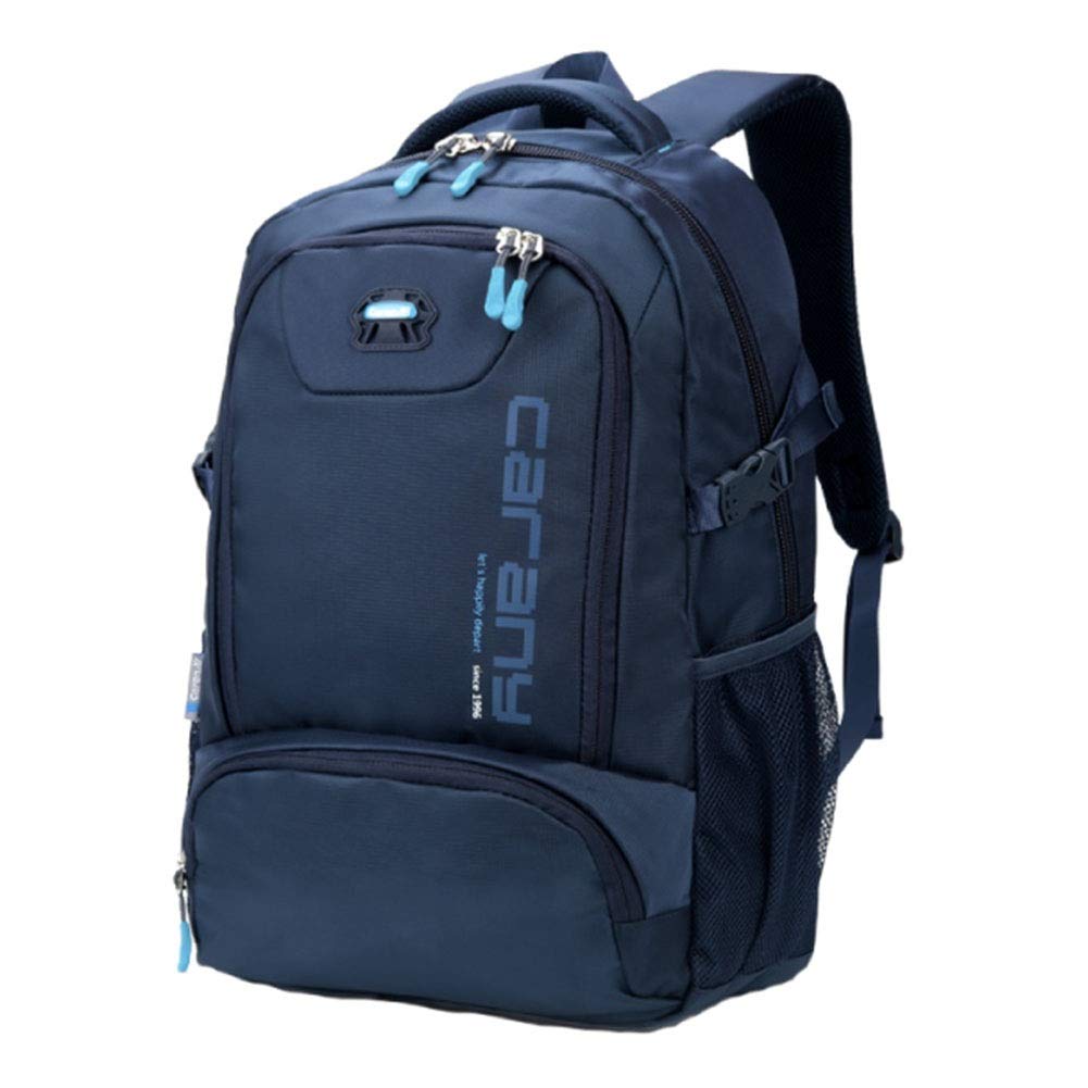 Plecak męski tornister gimnazjum student moda damska Junior liceum student laptop duża pojemność plecak bagaż ręczny ogrodzenie (kolor: Ciemny niebieski, rozmiar: 34 x 20 x 48 cm)