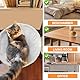 Katzenbett für Schreibtisch Weiche Katzenhängematte Katzenbett zum Schlafen Waschbares katzenkorb Katzen Hängematte für das Homeoffice 40x40cm belastbar bis 20 kg
