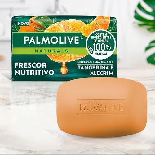 Sabonete em Barra Palmolive Naturals Frescor Nutritivo Tangerina & Alecrim 8x85g