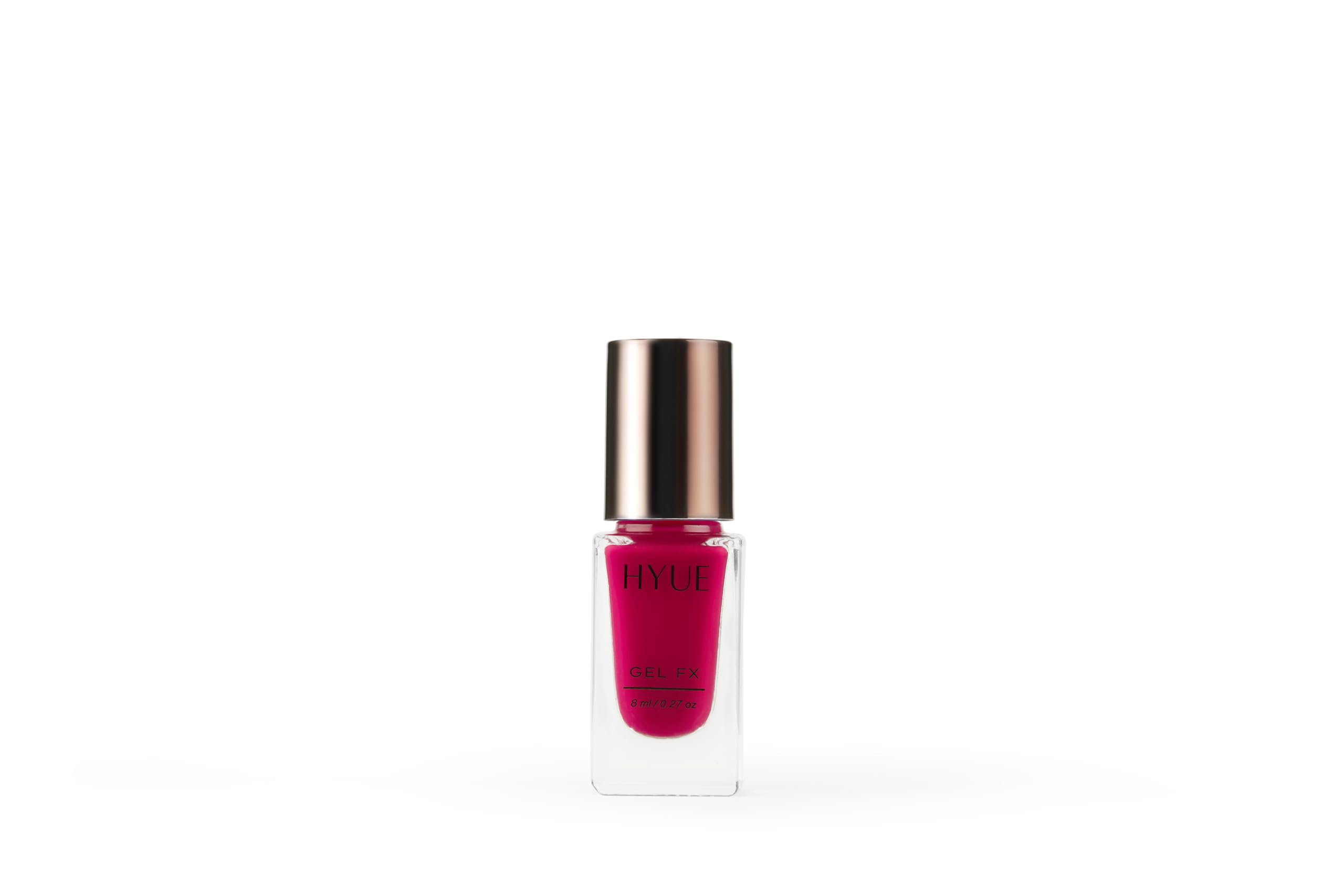 HYUE Gel FX Nail Paint | Cerise | 8ml | Ultra-Glossy Gel Finish | 14-Day Long-Lasting Wear | Quick-Dry & Chip-Resistant | Vegan & Paraben-Free | No UV Needed | 22 Rich Salon-Quality Shades