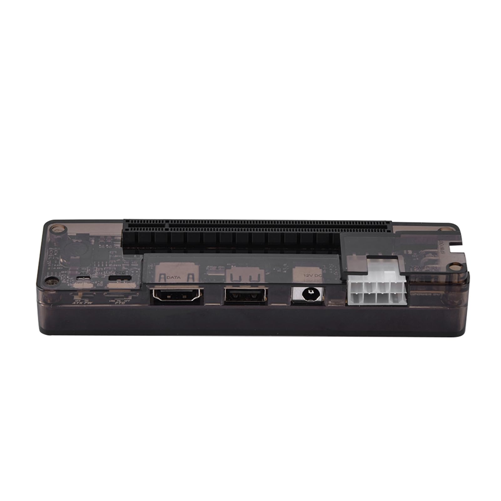 Annadue Dock Scheda Video Esterna per Laptop Mini PCI-E, Senza | Adattatore dock GPU esterno, doppio interruttore TD, uscita alimentazione a 8 pin, per dispositivi PCI-E, debug del server
