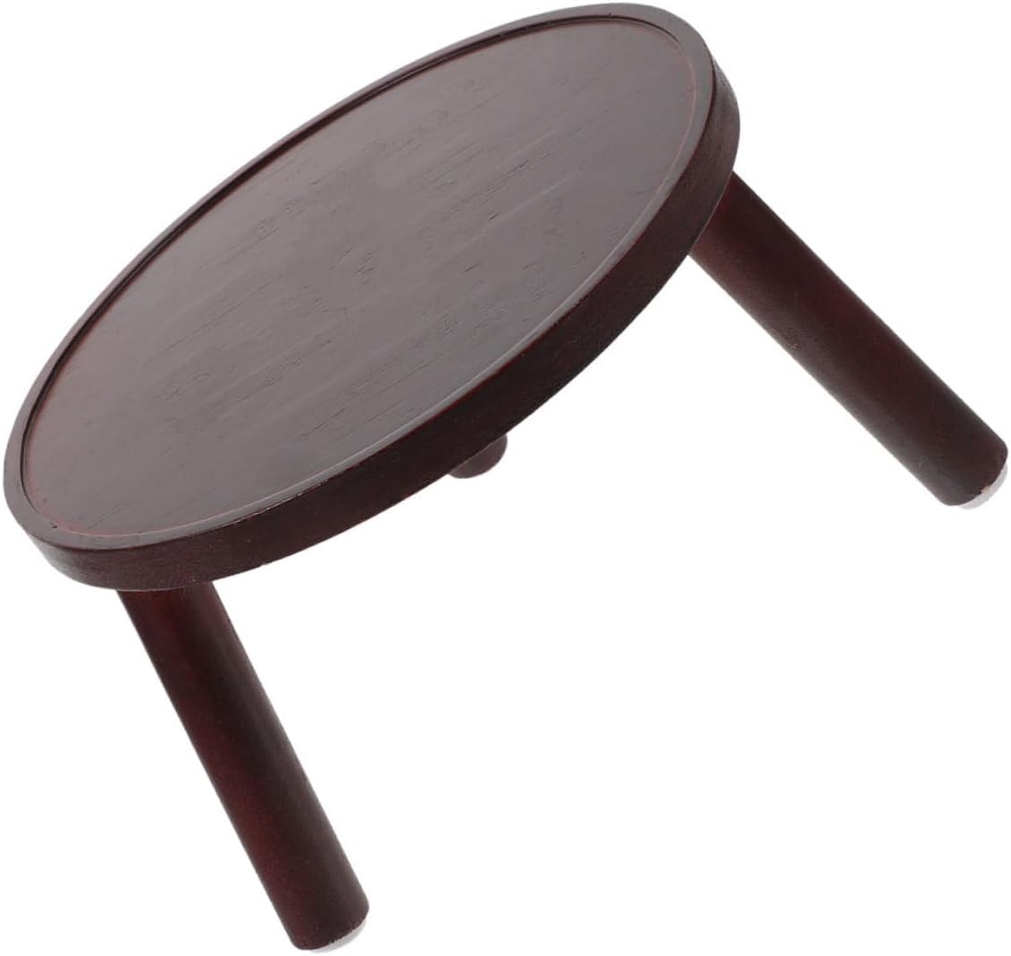 balacoo 4pcs Household Wooden Plant Stand for Indoor Use Elegant Flowerpot Holder Stool Space-Saving Display for and Indoor Plants Easy to Clean and Maintain