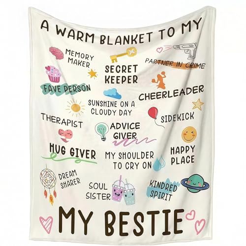 QIANSSE Best Friend Birthday Gifts for Women Cozy