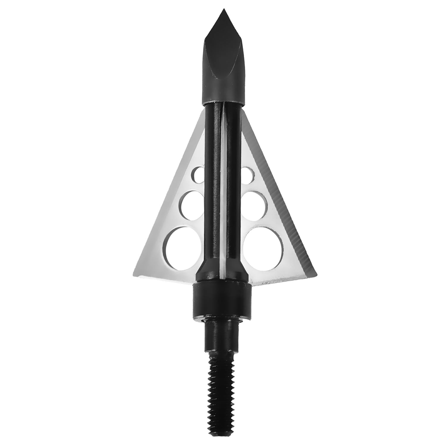 Neffadeque Bowhunting Broadhead 3 Blade Archery Arrow Head 100 Grain 6 Pack