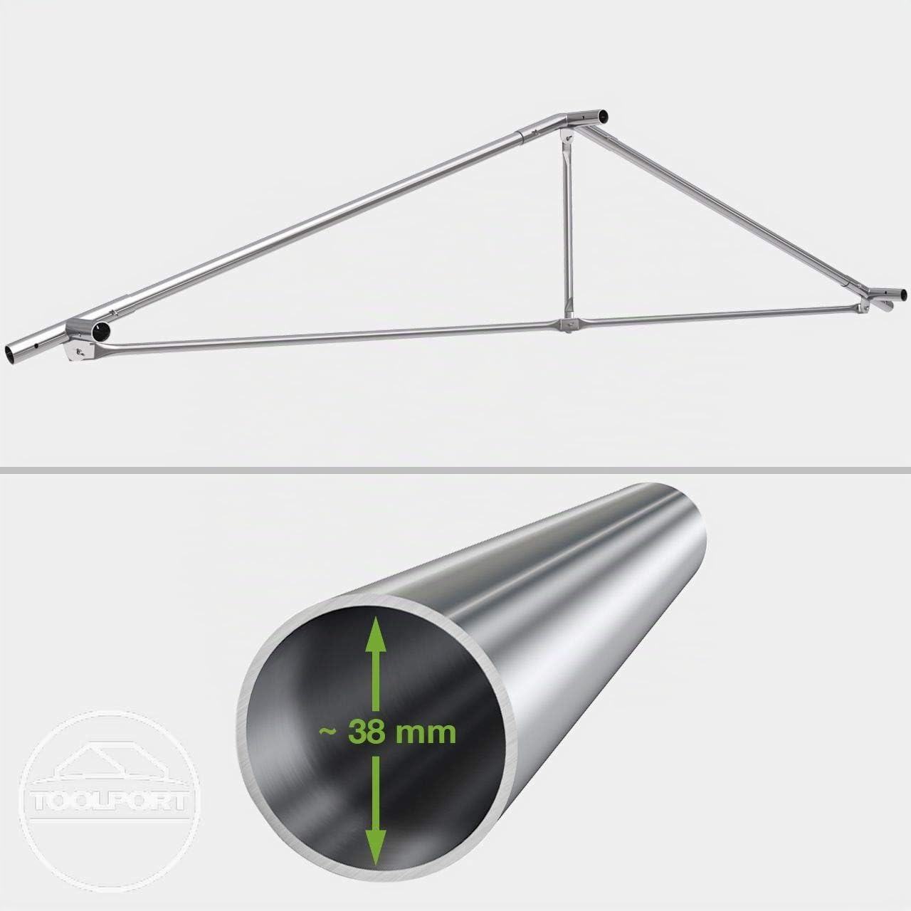Tente Barnum de Réception 6x12 m Bâches PVC 750 N Blanc Cadre de Sol Jardin
