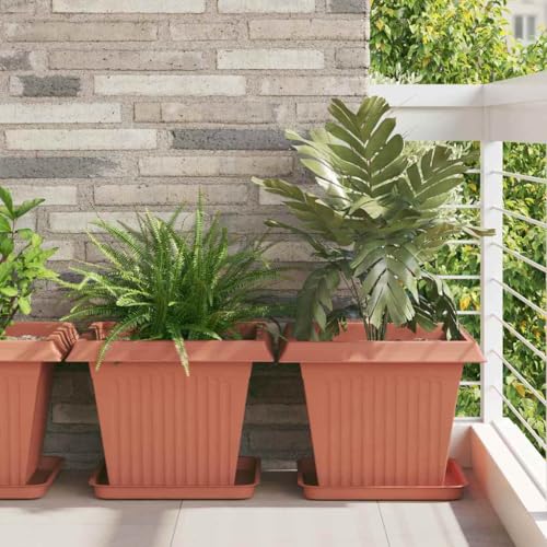 Pots de fleurs avec drainage grand volume pour éviter l'excès d'eau des plantes