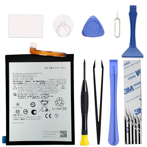 Image of GREEN FUSION Compatible with Moto Edge 30 XT2203 New Battery Replacement ND40, with Toolkit