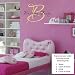 Newsee Decals Foutz Wall Decal Childrens Personalized Name - Childrens Wall Art - Girls Name Wall Decal - Monogram - Nursery Decor by Vinyl