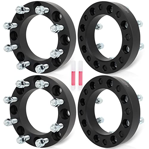 ECCPP 4PCS 8x170 to 8x6.5 Wheel Adapters 1.5INCH 8 Lug 14x1.5 130mm for ford Excursion 2003-2005| for ford F-250 2003-2009| for ford F-250 Super Duty 2003-2022(Only Works 8x6.5 Wheels)
