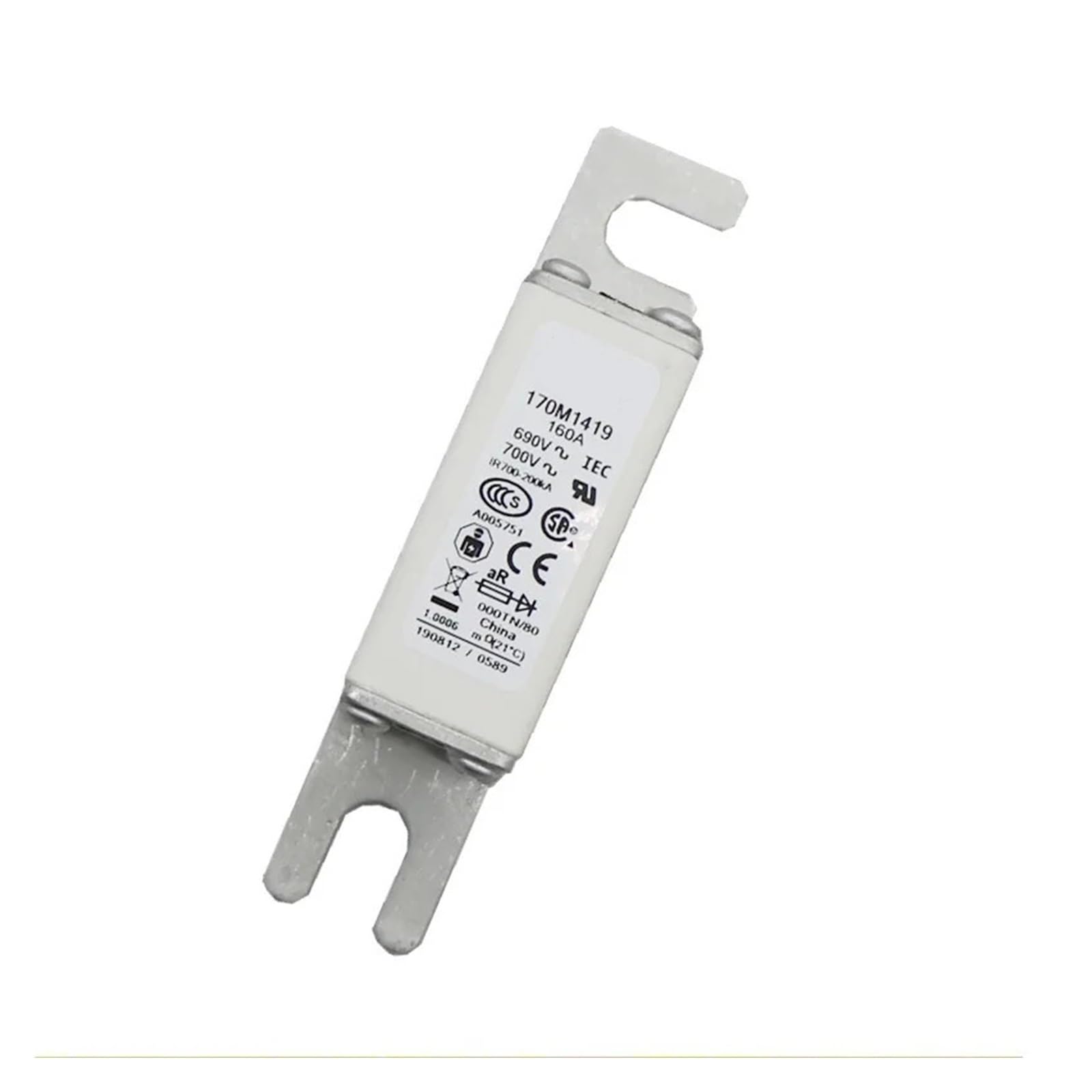 Fusible 170M2610 pour protection de composants électroniques