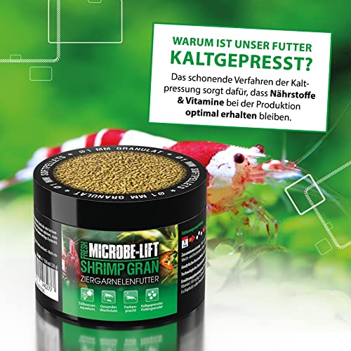 Garnelenfutter 150 ml - Shrimp Gran Hauptfutter für Garnelen & Krebse – Ansicht 6