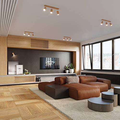 SOLLUX lighting Muro di legno BERGE luce L: 10, B