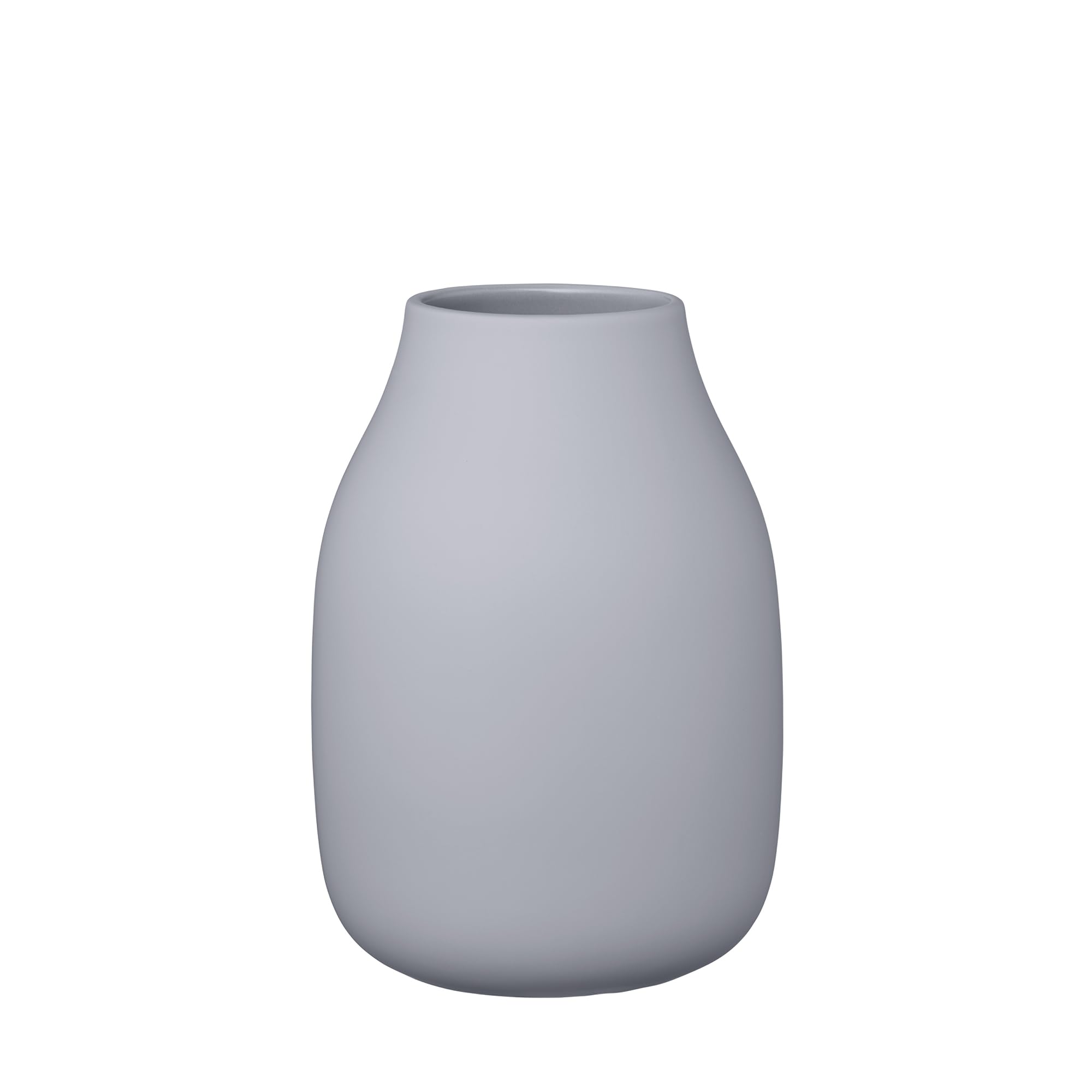 blomus Vase, Colora, Flower Vase Made of Ceramic, Colour Tradewinds, Size L, Diameter 14 x 20 cm, Handmade