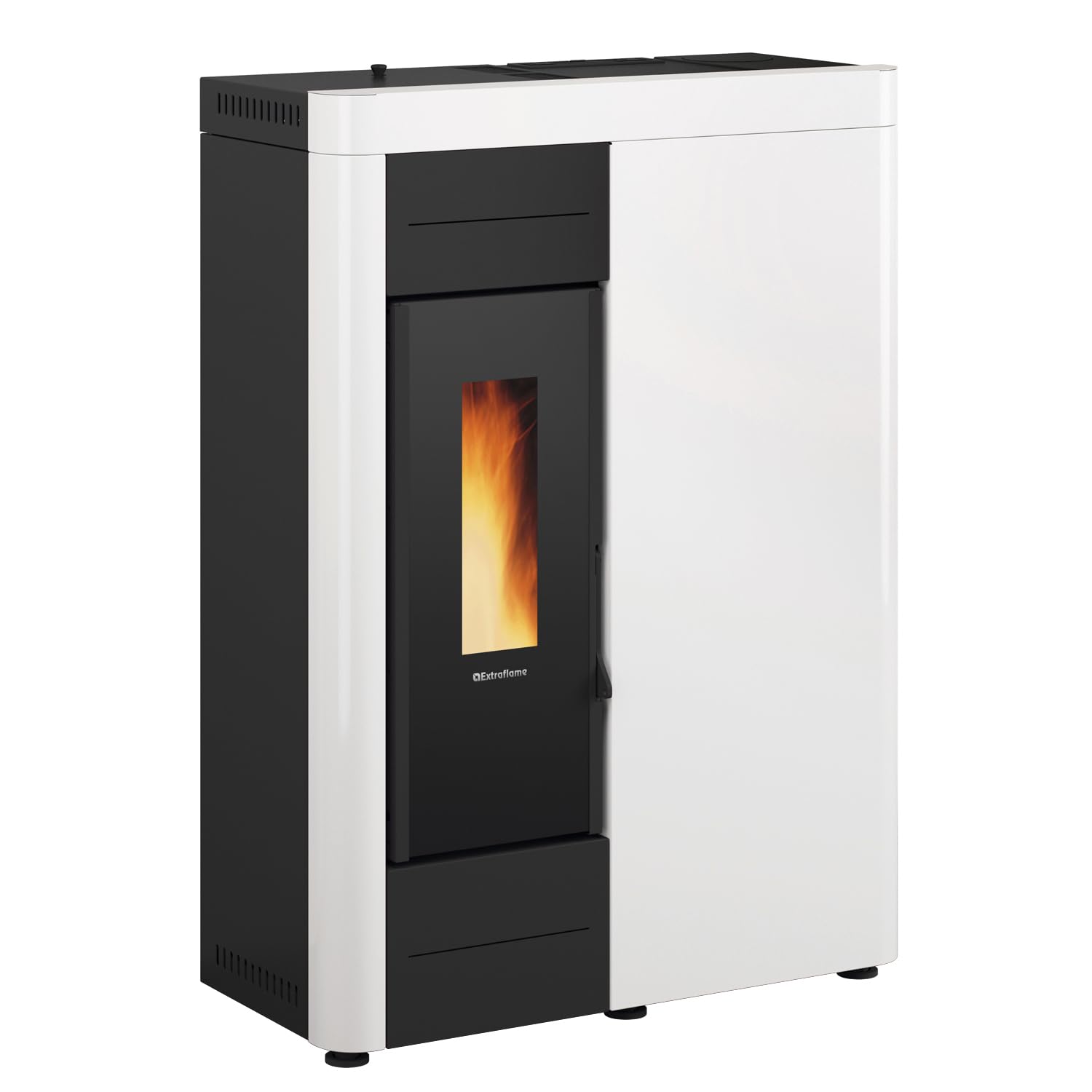 Nordica extraflame - termostufa a pellet 'virna' - bianco