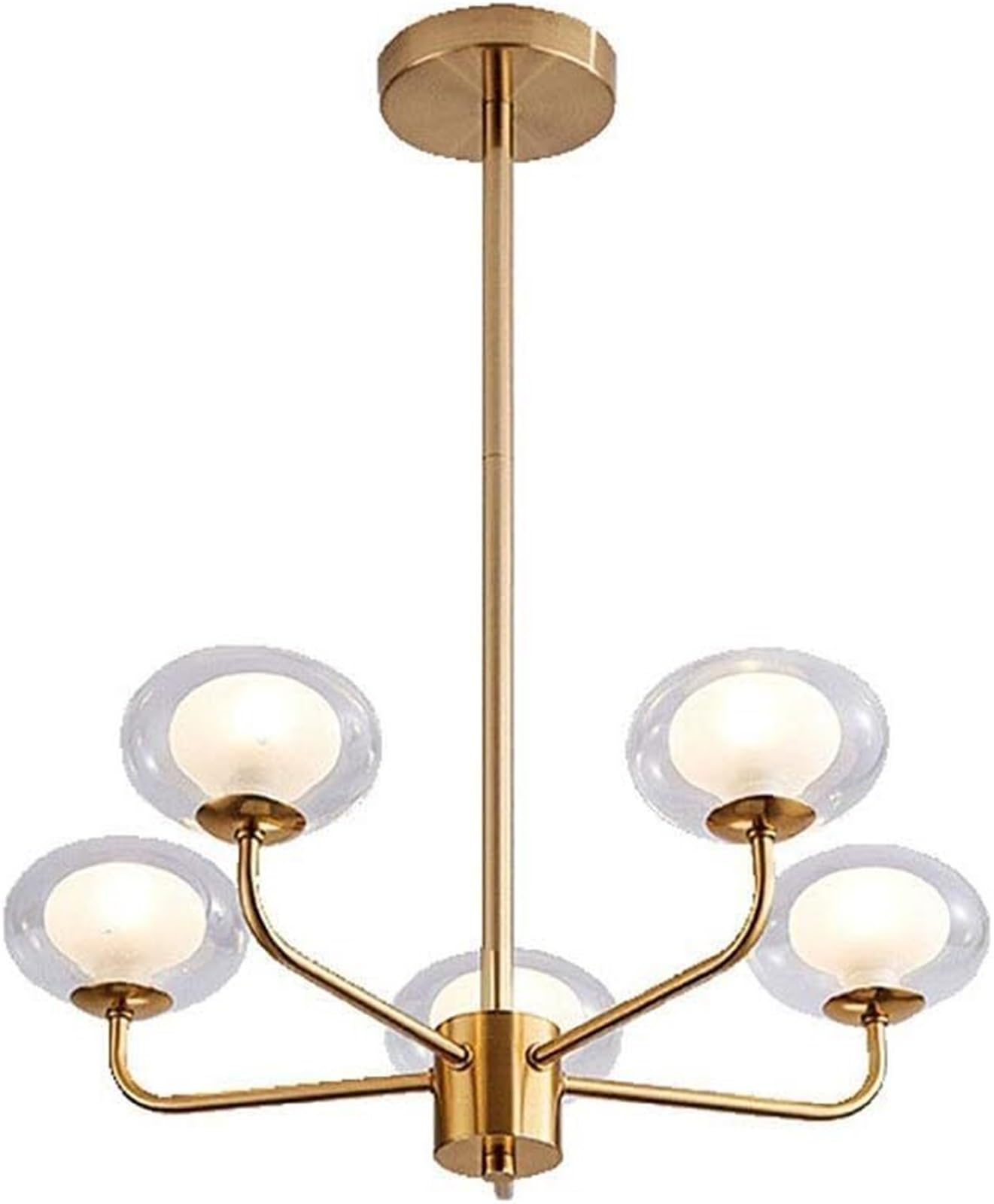 KXEcoLife Pendant Light Ceiling Shade Modern Metal Lamp Design Chandeliers with Living Room Dining